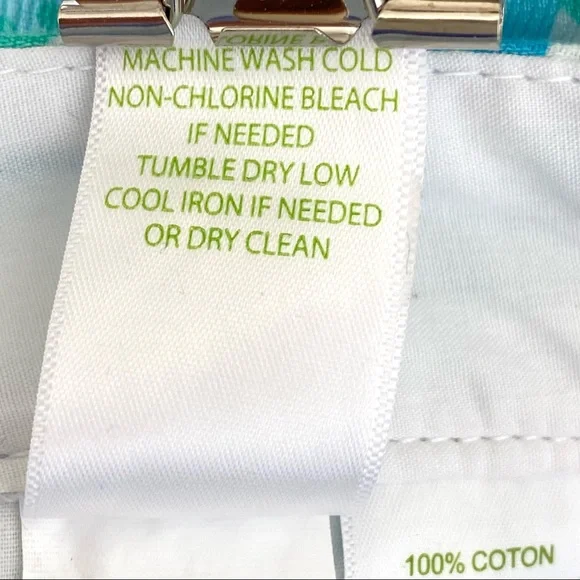 Lilly Pulitzer The Buttercup Scallop Hem Short Size 00 Blue White Yellow - Picture 10 of 11